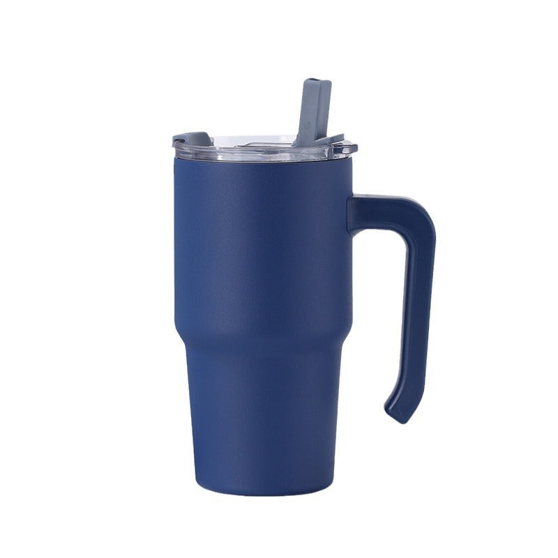 Wholesale Double-Layer 304 Stainless Steel Vacuum Insulated Car Cup Simple Modern Style Thermal Mug Cold Resistant Ice Dominating Cup